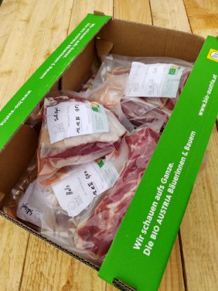 Bild von Bio-Lammfleisch - Kleines Mischpaket | ca. 3 kg - 23 €/kg
