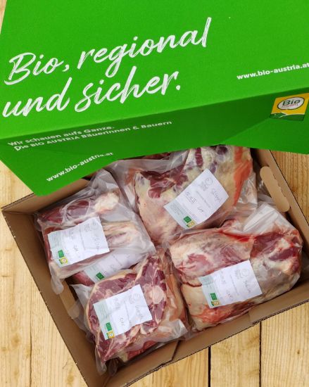 Bild von Bio-Lammfleisch - Großes Mischpaket | ca. 6 kg - 23€/kg