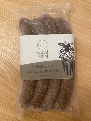 Picture of Bio-Bratwürstel/Grillwürstel vom Krainer Steinschaf