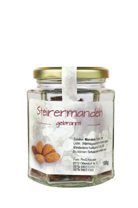 Bild von Steirermandeln gebrannt - 100g Glas